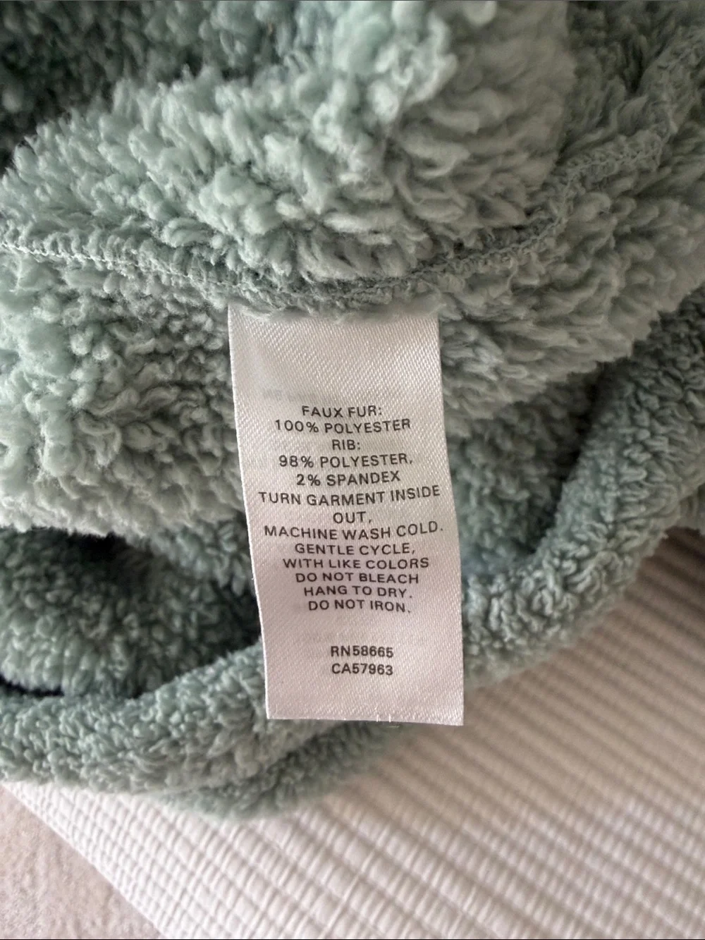 Nordstrom Kids Hooded Sherpa Pullover Jacket - Sage